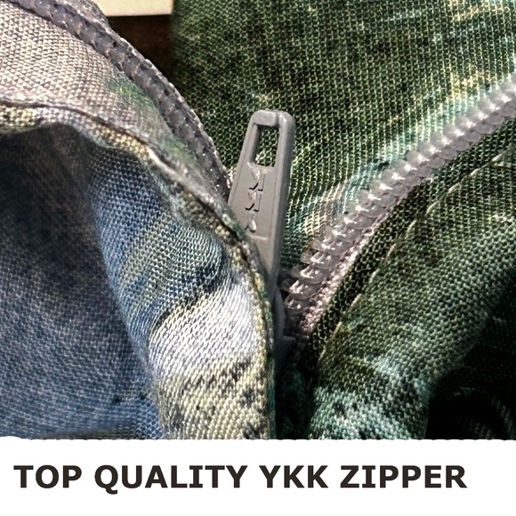 NEW PHOTOS! SOFT PANTS, TEAL MULTICOMBO, SIZE 24, REAL FLY, YKK ZIPPER, POCKETS, - Picture 2 of 16